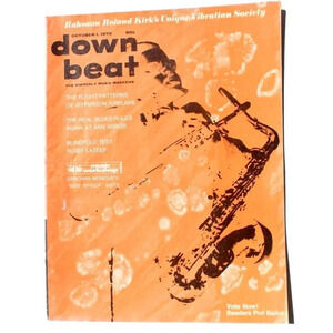 Vtg October 1, 1970 Down Beat Music Magazine Vol. 37 No. 19 - Jefferson Airplane